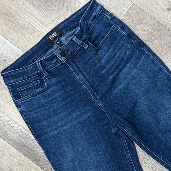 PAIGE High Rise Women's Jeans - Indigo - Picture 3 of 7